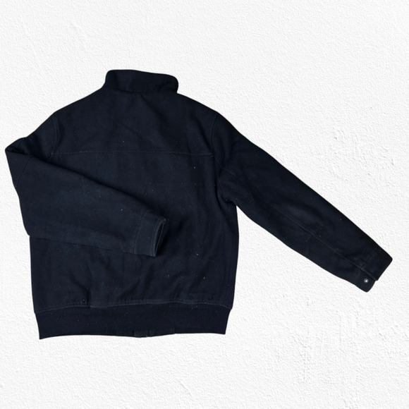 Dockers Black Insulated Mock Neck Full Zip Heavy Winter Jacket Size Medium - Picture 10 of 10